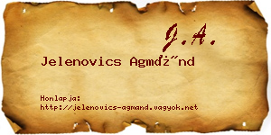 Jelenovics Agmánd névjegykártya